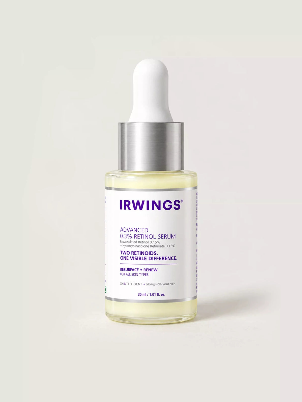 Irwings Advanced 0.3% Retinol Serum 30 ml dropper bottle