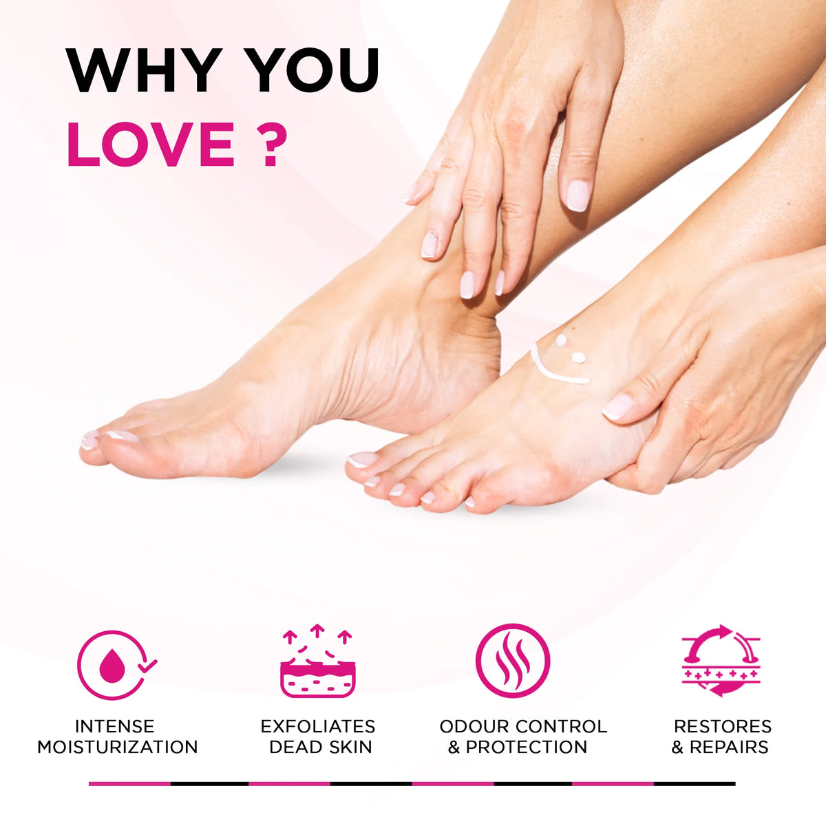 Foot Care Cream for Dry, Rough & Cracked Heels