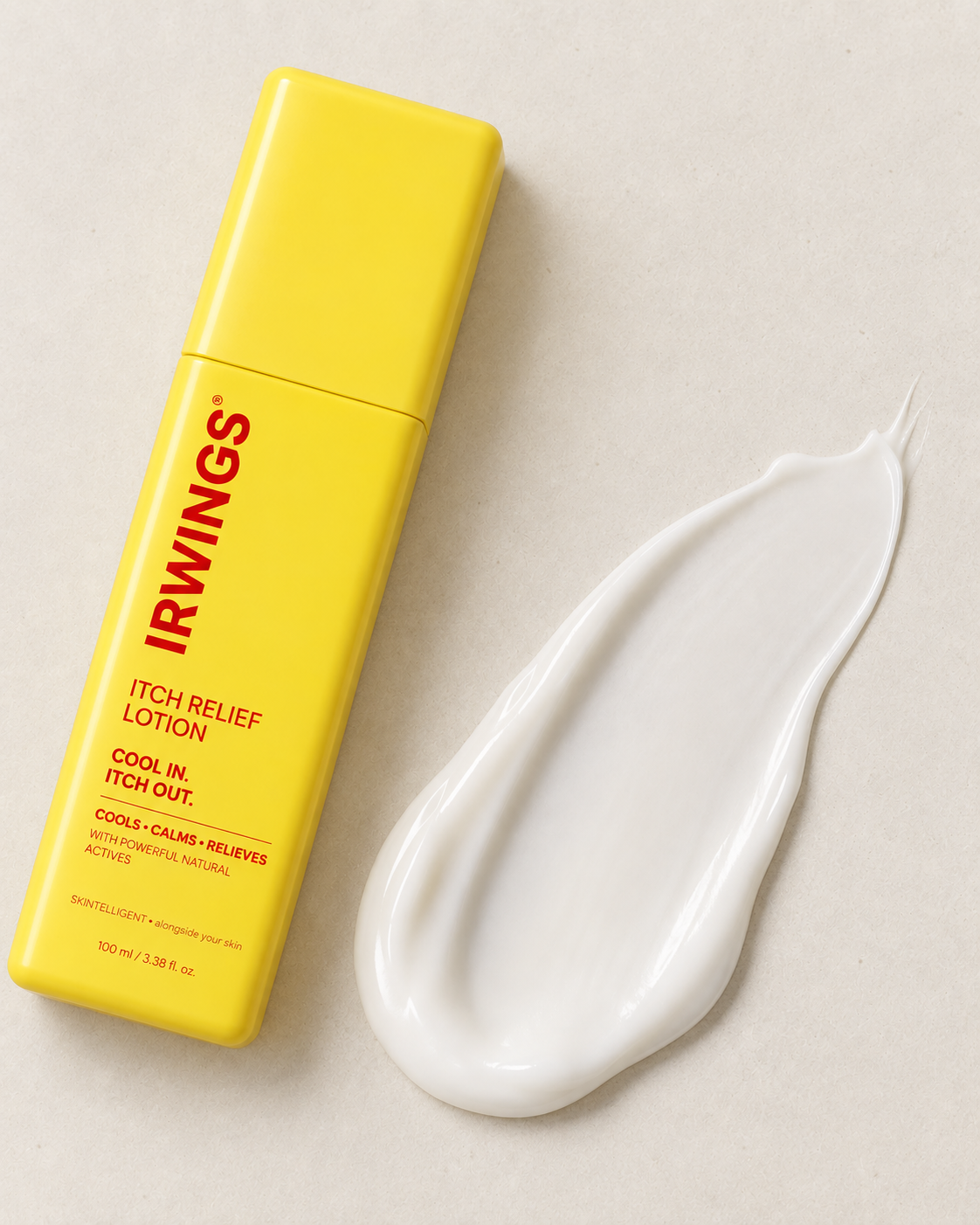 Irwings Itch Relief Lotion, fragrance free, for itching from dry skin, rashes and sunburn