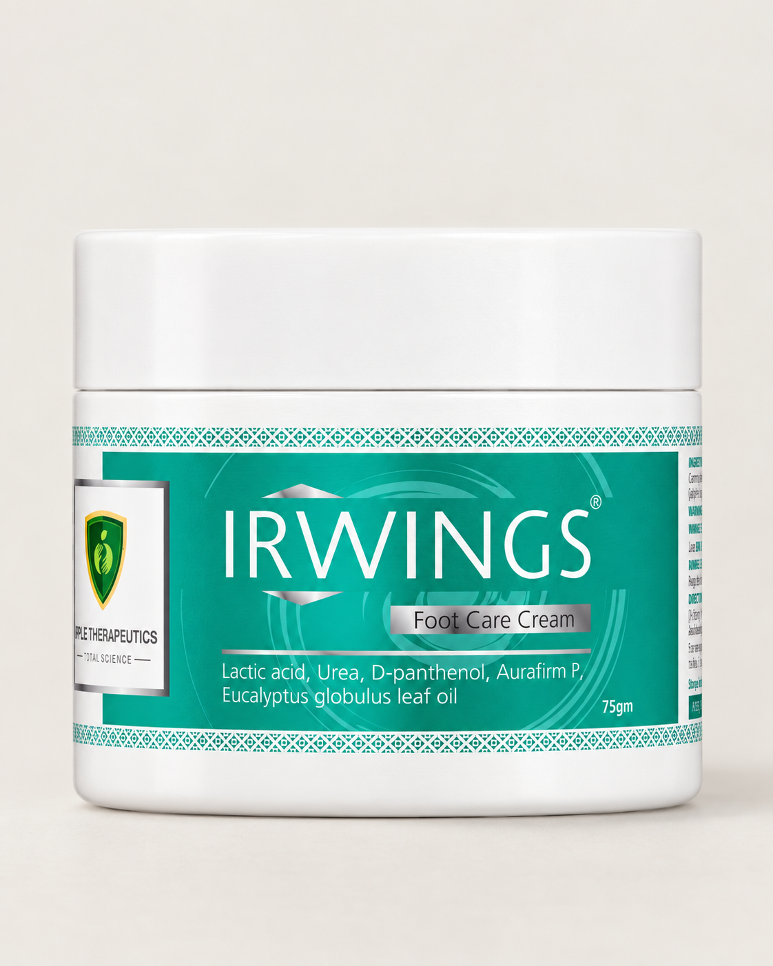 Irwings Foot Care Cream pack